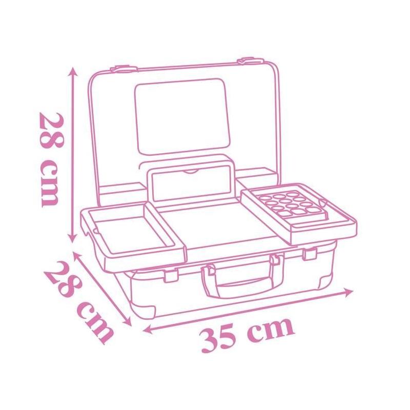 Valise beauté Disney Princesses pour coiffure, onglerie et maquillage