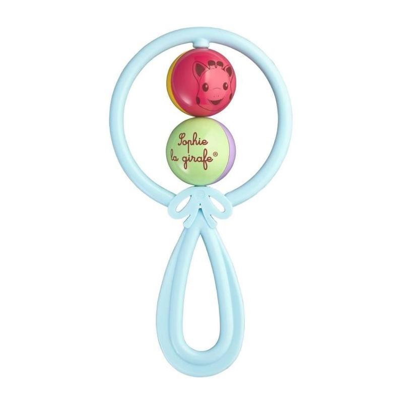 Hochet 2 boules - SOPHIE LA GIRAFE: jouet d'éveil captivant