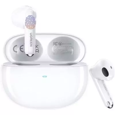 Écouteurs sans fil - UGREEN - Modele H5 - Bluetooth semi-intra - Blanc Écouteurs sans fil - UGREEN - Modele H5 - Bluetooth semi-intra - Blanc