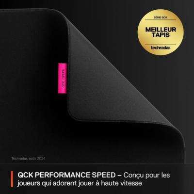 Tapis de souris gaming XL SteelSeries QcK Performance - Rapide