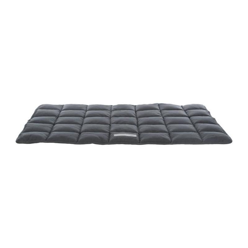 Matelas TRIXIE Farello - Confort Peluche/Tissu - Blanc/Gris