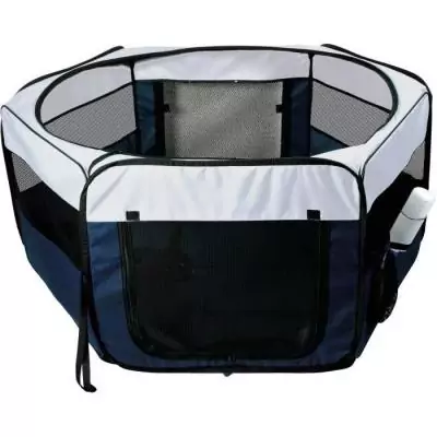 Enclos avec filet/base - TRIXIE - ø 150 × 65 cm - Turquoise / Gris clair Enclos avec filet/base - TRIXIE - ø 150 × 65 cm - Turquoise / Gris clair