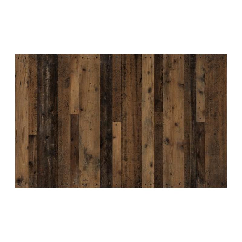 Buffet INDY 4 Portes et 1 Tiroir - Bois vieilli & Gris - L178cm