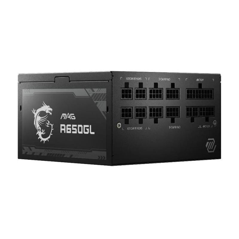 Alimentation PC MSI MAG A650GL - 650W 80+ Gold Modulaire
