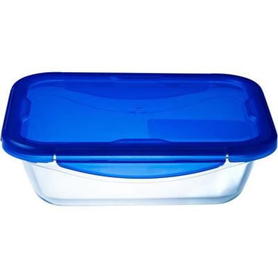 Boîte rectangulaire Cook & Go en verre borosilicate - 3,30 L