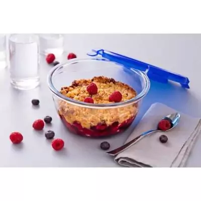 Boîte ronde avec couvercle Pyrex Cook & Go 20 cm - 1,6 L