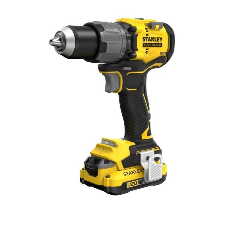 Perceuse visseuse à percussion STANLEY SFMCD725D2K-QW - 80 Nm - 18V