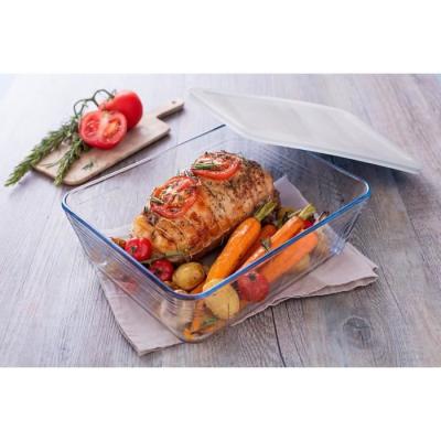 Boîte de conservation rectangulaire Pyrex 22 x 17 cm - Verre borosilicate