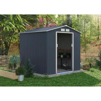 Abri de jardin en métal 4,07m² - MARS - Gris