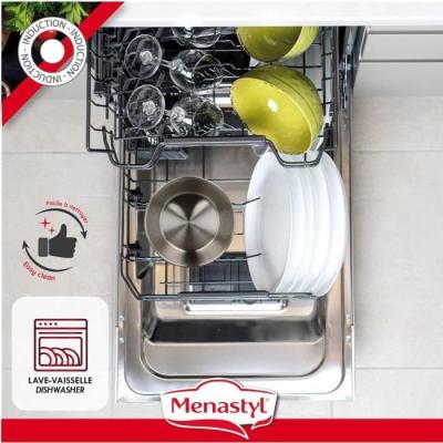 Bassine à confiture MENASTYL en acier inoxydable 40,5cm