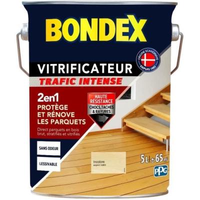 Vitrificateur trafic intense 5 L BONDEX - Incolore satin