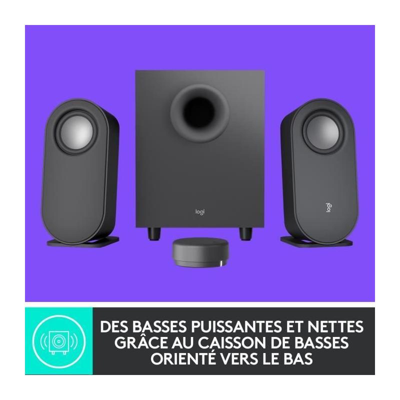 Enceinte PC Logitech Z407: Haut-parleurs Bluetooth puissants