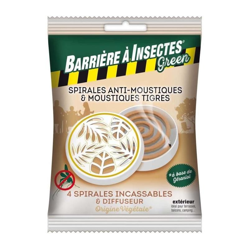 Éloignez les moustiques avec nos spirales au géraniol - BARRIÈRE À INSECTES