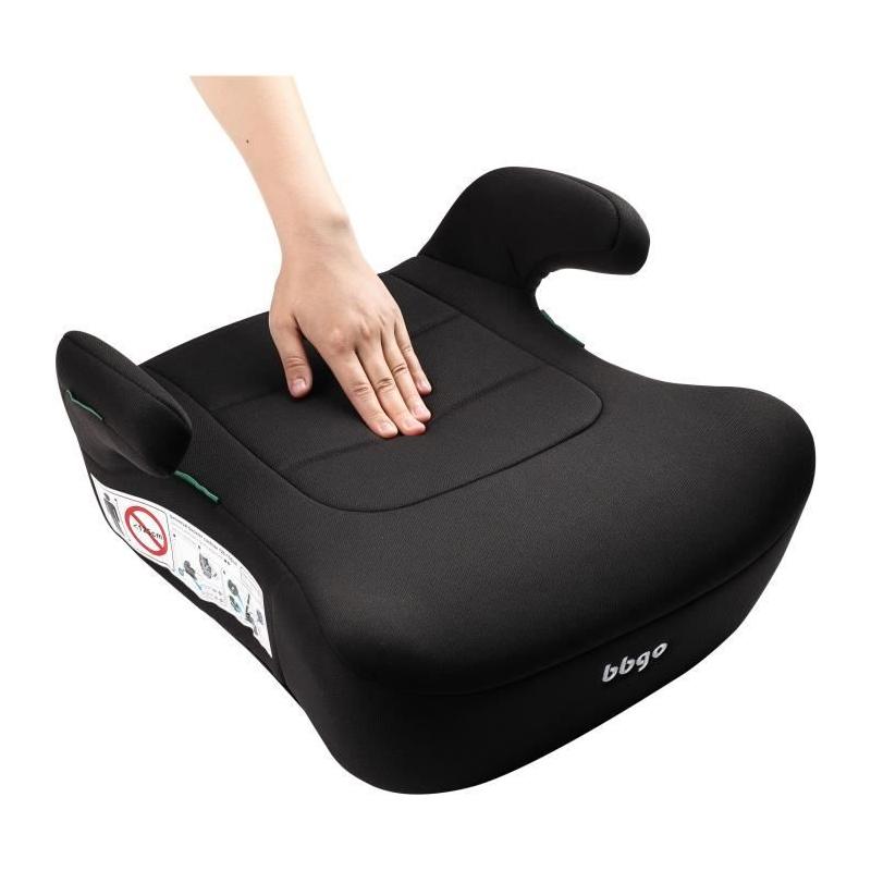 Réhausseur auto BBGO Kissyrider - Ceinture, 125-150 cm - Noir