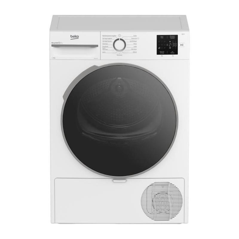 Sèche-linge pompe à chaleur BEKO B300 - 12 kg - L60cm - Blanc