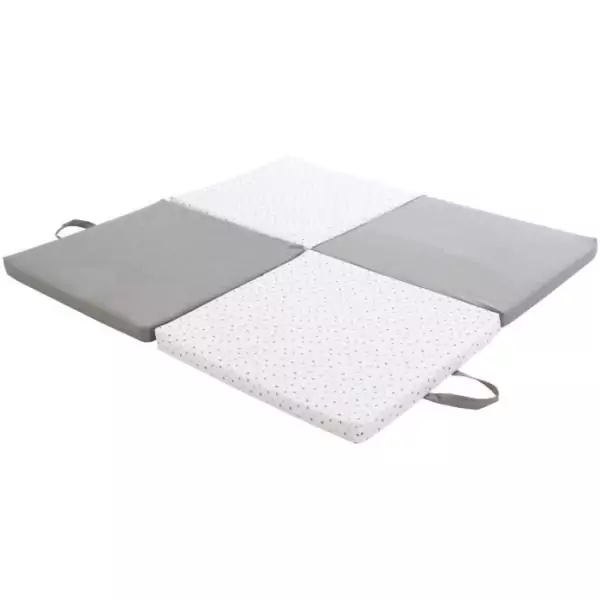 Tapis d'éveil - CANDIDE - Evolutif 3-en-1 - Gris / Etoiles