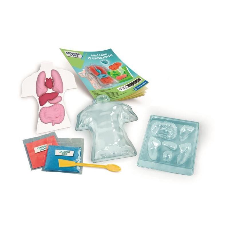 Mini Labo d'anatomie CLEMENTONI: Explorer le corps humain - CLE EVEIL