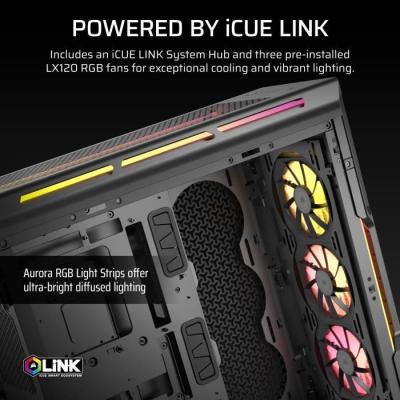 Boîtier PC CORSAIR iCUE LINK 5000T LX RGB Noir