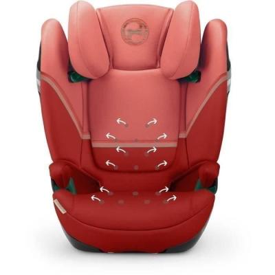 Siège auto évolutif Isofix - Solution S2 i-Fix - Hibiscus Red