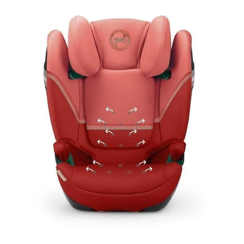 Siège auto évolutif Isofix - Solution S2 i-Fix - Hibiscus Red