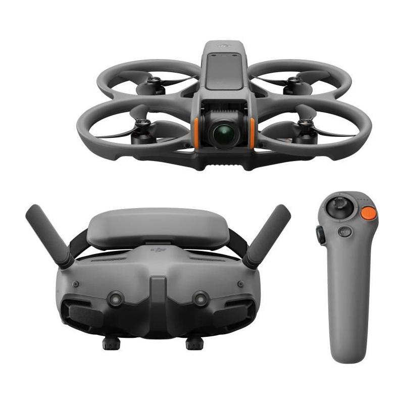 Drone DJI Avata 2 : Caméra 4K, Autonomie 25 min, RC Motion 3 et Goggles 3