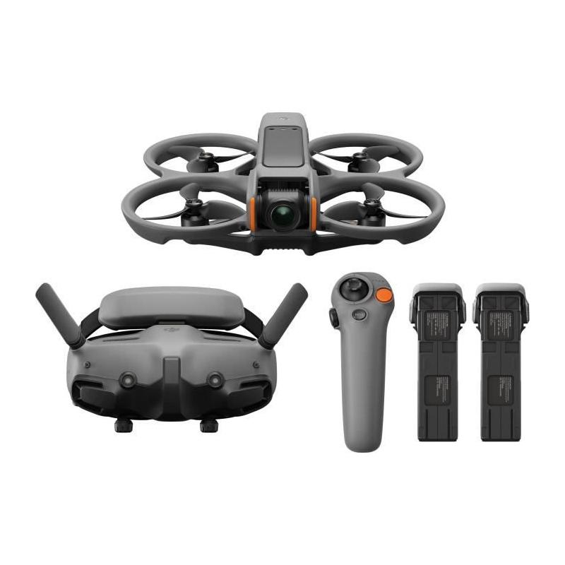 Pack Drone DJI - Avata 2 + Stabilisateur RC Motion 3 + Casque Googles 3 + 3 batteries