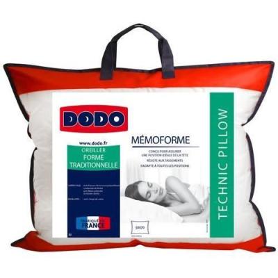 Oreiller mémoire de forme DODO MEMOFORME - 50 x 70 cm