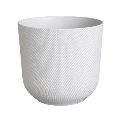 Pot de fleur Elho Jazz Rond Blanc - Ø 26 x H 24 cm - 100% recyclé