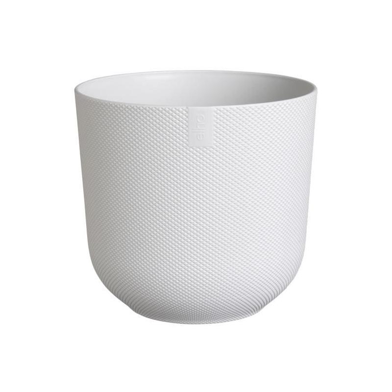 Pot de fleur Elho Jazz Rond Blanc - Ø 26 x H 24 cm - 100% recyclé