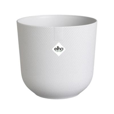 Pot de fleur Elho Jazz Rond Blanc - Ø 26 x H 24 cm - 100% recyclé
