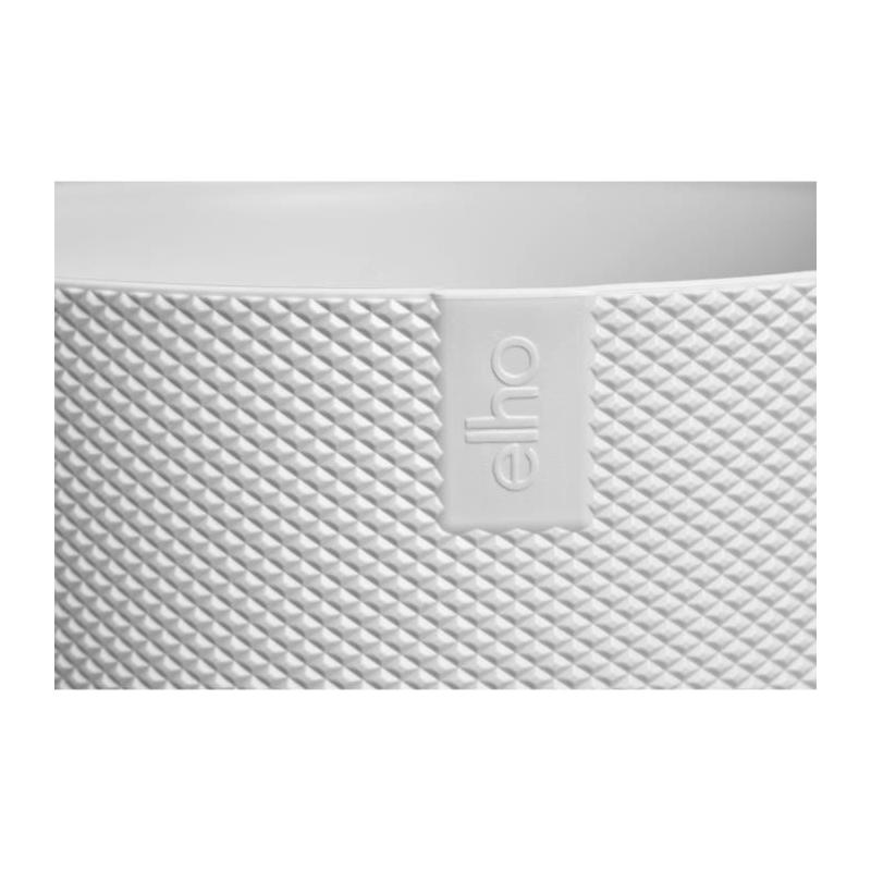 Pot de fleur Elho Jazz Rond Blanc 100% recyclé - L 35 x B 34.5 x H 32 cm