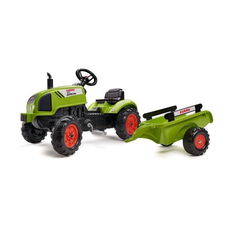 Tracteur avec remorque et capot ouvrant - Fabriqué en France
