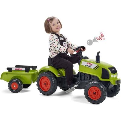 Tracteur avec remorque et capot ouvrant - Fabriqué en France