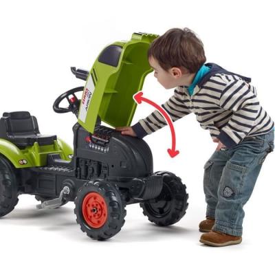 Tracteur avec remorque et capot ouvrant - Fabriqué en France