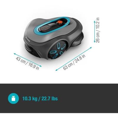 Tondeuse robot GARDENA Smart SILENO max 800 - 800 m² - Bluetooth