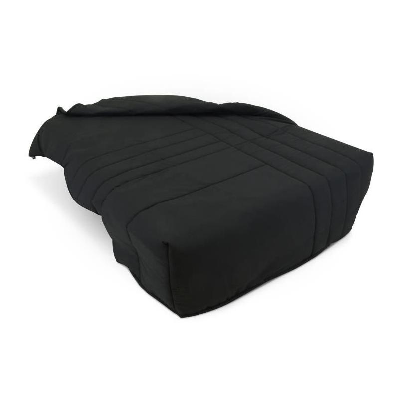 Banquette BZ 2 places - Tissu Anthracite - Matelas BULTEX