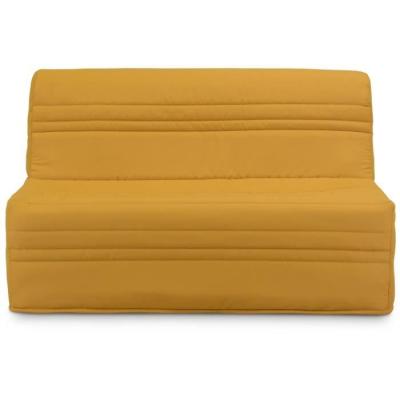 Banquette BZ Joe: 3 places tissu jaune ocre