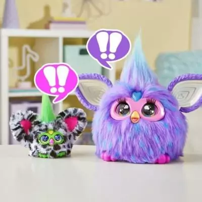 Furby Furblets Moo-Boo : Mini peluche électronique avec plus de 45 sons Furby Furblets Moo-Boo : Mini peluche électronique avec plus de 45 sons