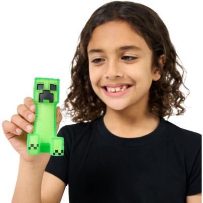 Figurine extensible GOO JIT ZU Minecraft Creeper 11 cm - Texture élastique