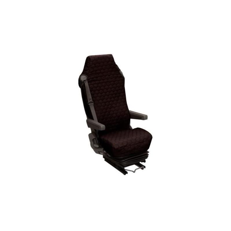 Housse Universelle pour Siège Camion en Coton Matelassé Noir