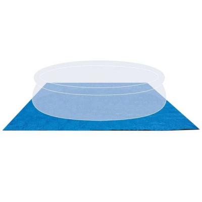 Tapis de sol piscine autoportante INTEX 472x472 cm - 0,13 mm - Bleu