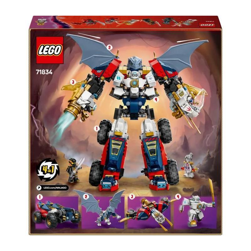 LEGO NINJAGO 71834: Le robot ultime de Zane!