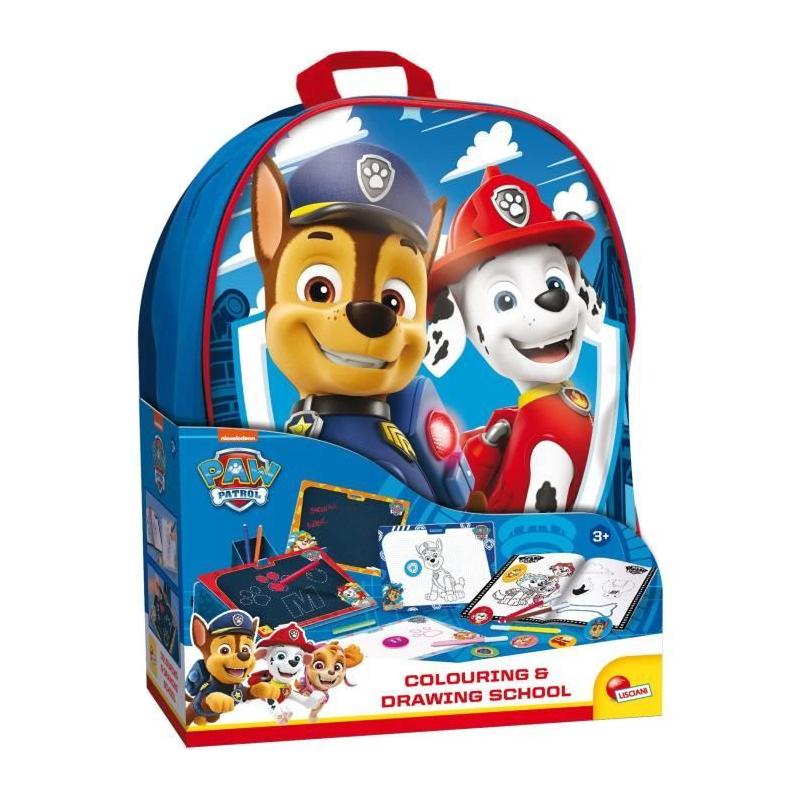 Sac à dos école de dessin & coloriage Paw Patrol - LISCIANI