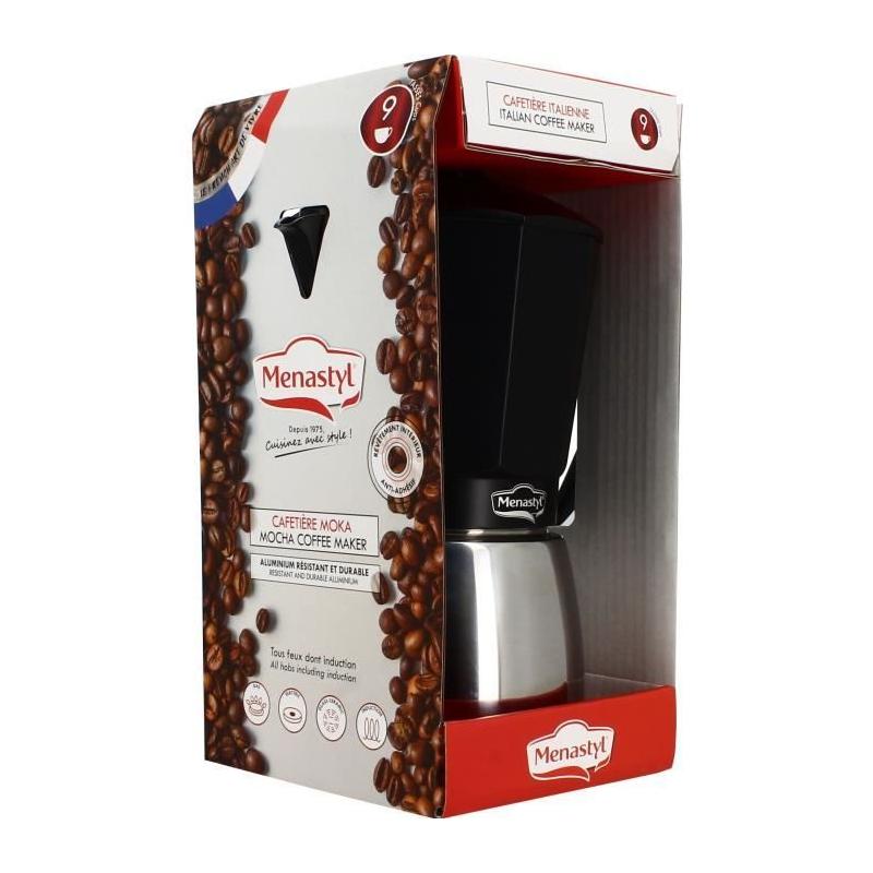 Cafetière Italienne MENASTYL Aluminium 9 tasses - Induction