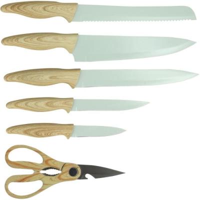 Ensemble de couteaux MENASTYL 6 pièces - Lame céramique - Design céladon