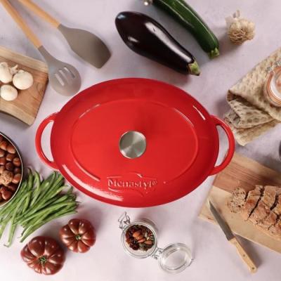 Cocotte MENASTYL Rouge en fonte émaillée - 9L