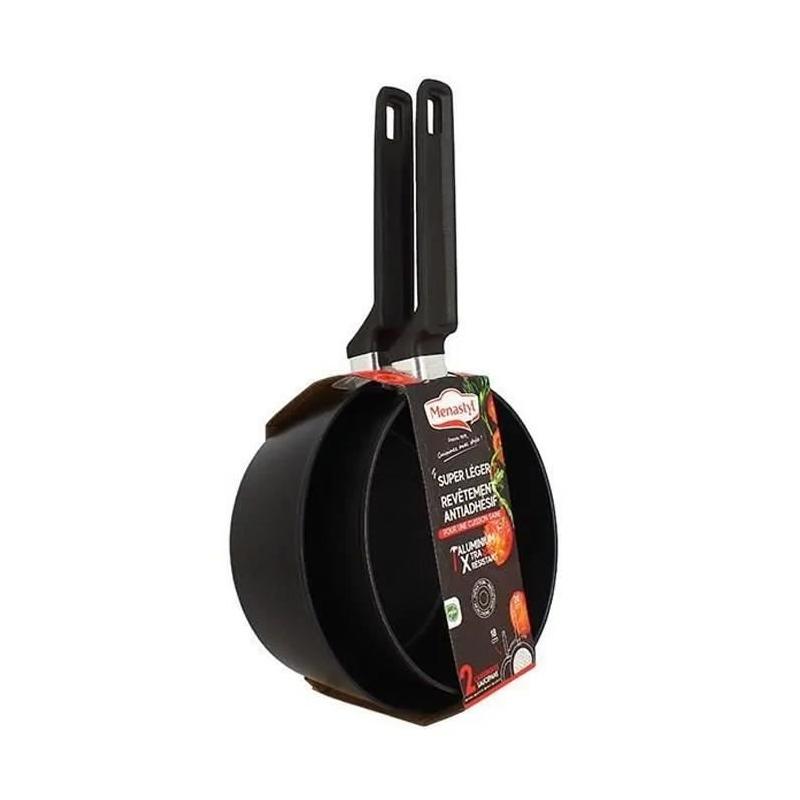 Ensemble de 2 casseroles MENASTYL - Prêt pour toutes les cuisines !