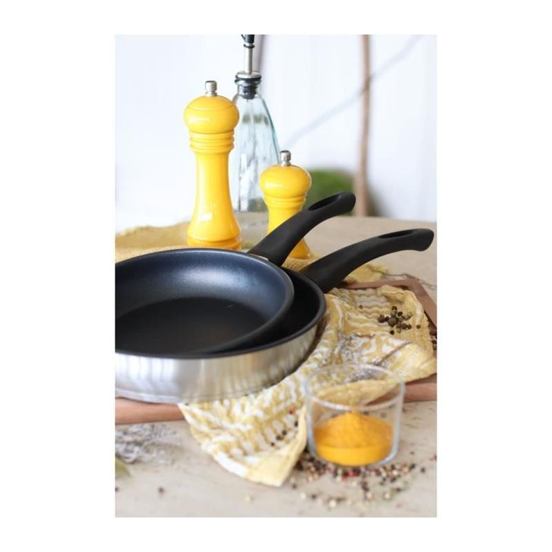 Poele MENASTYL 28 cm Inox Tous feux dont induction