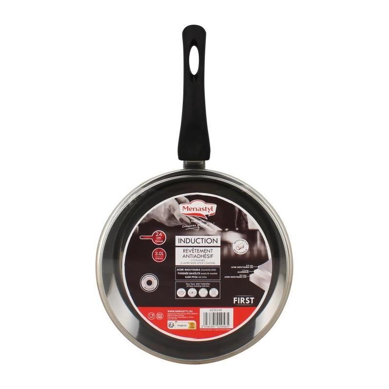 Sauteuse MENASTYL 28 cm Inox Induction - Qualité et polyvalence