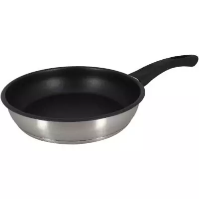 Poele MENASTYL en Acier Inoxydable 20 cm pour Tous feux dont Induction